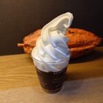 お菓子の館 あくつ - コーヒーゼリーソフト　440円（税込）