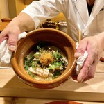 Shigematsu - 鱧と梅肉の炊き込みご飯