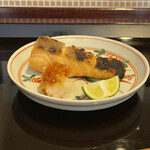 割烹 新多久 - 桜鱒の炭焼