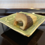 割烹 新多久 - 椎茸と高野豆腐