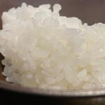 割烹 新多久 - 艶々銀シャリ