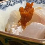 割烹 新多久 - 鱸とかんずり