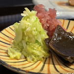 割烹 新多久 - 香物