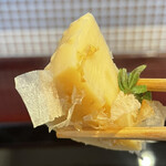 割烹 新多久 - 新物の筍