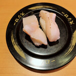 Sushiro - ジャンボ貝柱食べ比べ（生・醤油炙り）