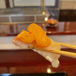 割烹 新多久 - 毛蟹の内子〜！