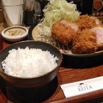 とんかつ けい太 - 南州自然豚の特フィレかつ定食