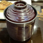 割烹 新多久 - お麩の味噌汁