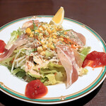 パスタ専門店AKATOMBO - 生ハムのサラダ
