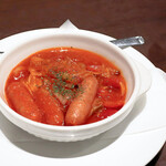 パスタ専門店AKATOMBO - ソーセージの田舎風野菜煮込み