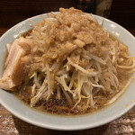 立川マシマシ - ラーメン中 ¥850 ヤサイマシ アブラマシマシ ニンニクナシ 味濃いめ。