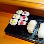 千葉寿司 - にぎりの次に細巻・鯛・玉子焼