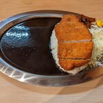 男気豚カツカレー - 男気ロースカツカレー（1280円）