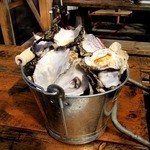 海鮮堂 - 牡蠣の殻入れ