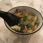 にほんしゅ屋 シマウマ酒店nico - お通しのスープ