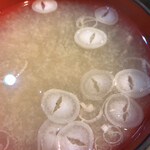 Yakiniku Temujin - 味噌汁  下にシジミが沈んでます