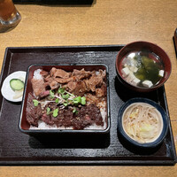 しゃにむに 心斎橋本店 - 牛カルビとハラミ 【にこにこ重】