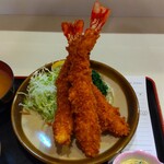 丸和 - 「えびフライ定食」