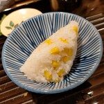 蓬左茶寮 - 玉蜀黍ご飯