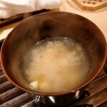 蓬左茶寮 - 玉蜀黍の味噌汁