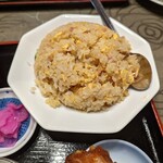 龍鳳園 - 定食の炒飯