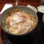 あら玉 - ランチセットのカツドン