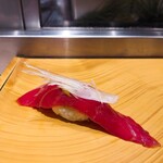 Umegaoka Sushi No Midori - ⚫づけまぐろ茗荷のせ