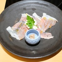別邸 壽 - 生ハムとストラッチャチーズ