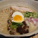 ORIBE - 白湯麺～しお・手火山かつお（チャーシューは豚トロ）