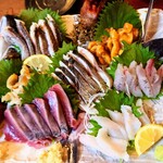 魚がうまい店と申します - 刺身盛合せ