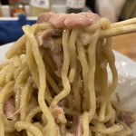 煮干らーめん 川むら - まぜまぜ麺リフト