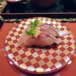 茜屋 すしぎん - 宮崎産恵比寿あじ　身のクリスタルな味わいと白身の様な旨み。