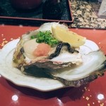 茜屋 すしぎん - 隠岐のいわがき　大きくて、クリーミーな味わい。