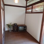 ふわふわ - 駐車場に入るところの脇に作ってあるスペース