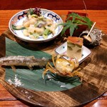 和創作 太 - 稚鮎、沢ガニ・・色々