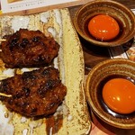 宮崎県日向市 塚田農場 - つくね串、ミンチが粗挽きで食べ応え◎