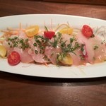 クラフトビアマーケット - 長崎産ブリのカルパッチョ