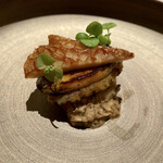 エクアトゥール - 鮑 トリッパ 茄子ソース