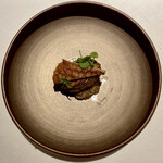 エクアトゥール - 鮑 トリッパ 茄子ソース