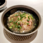 エクアトゥール - 水蛸と海老の摘れ ふかひれ餡かけ