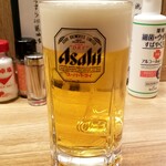 和風きっちん 旬彩庭 - アサヒスーパードライ生：500円