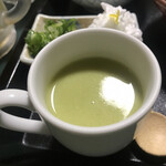 湯の峯荘 - グリーンピースのポタージュ