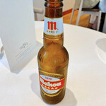 レストラン サンパウ - スペインのラガータイプのビール、読み方は“マオウ”らしいです。