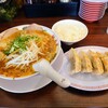 ラーメン 魁力屋 - みそラーメン（並）(税込825円)＋餃子定食(税込253円)