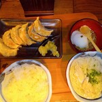 肉汁餃子のダンダダン - 焼餃子定食　にゅう麺