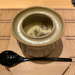 御料理 まつ山 - ・のざき牛ヒレ肉 赤ワイン煮の茶碗蒸し