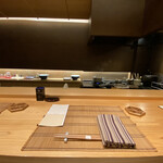 御料理 まつ山 - 目の前