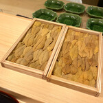 御料理 まつ山 - 萩の赤雲丹