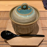 御料理 まつ山 - ・のざき牛ヒレ肉 赤ワイン煮の茶碗蒸し