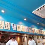 タンドールバル カマルプール - ビビッドな青色の印象的な壁